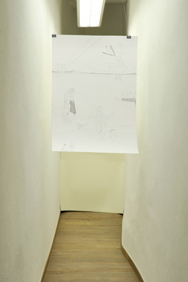 Michael Goller Bleistift auf Papier, 98 x 68 cm