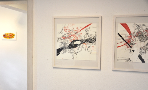 Ausstellungsansicht "Zeichnungen", Heck-Art-Galerie