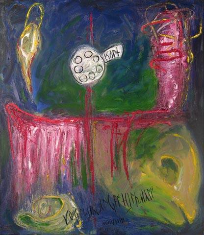 Kopf 27, 1999, l auf Leinwand, 69 x 60 cm